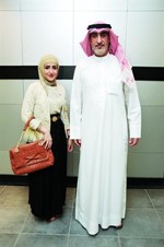 نورة احمد مع الوالد