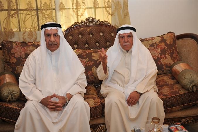 احمد القندي مع الزميل منصور الهاجري 