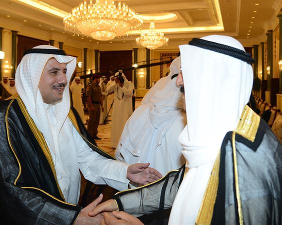 السفير الشيخ عزام الصباح مهنئا صاحب السمو﻿