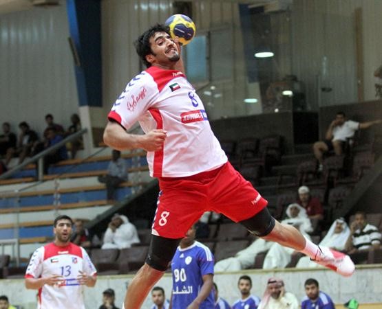 عبدالله الغربللي احد اعمدة منتخب شباب اليد﻿