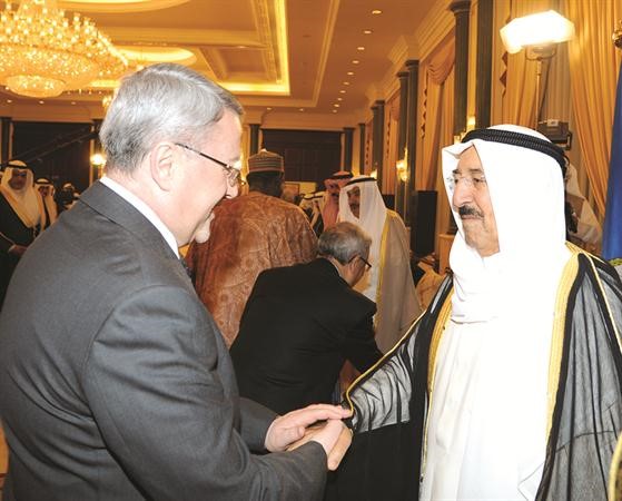 تهنئة لصاحب السمو الامير من السفير العراقي دمحمد بحر العلوم﻿