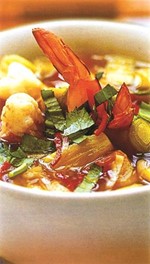 شوربة الروبيان الحامضة