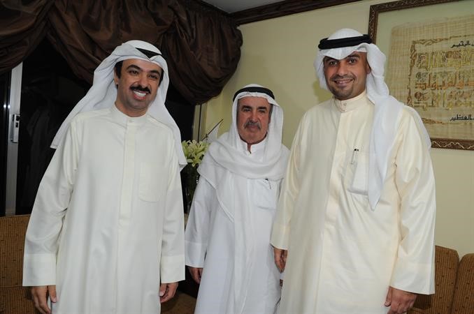 الراشد يستقبل انس الصالح﻿