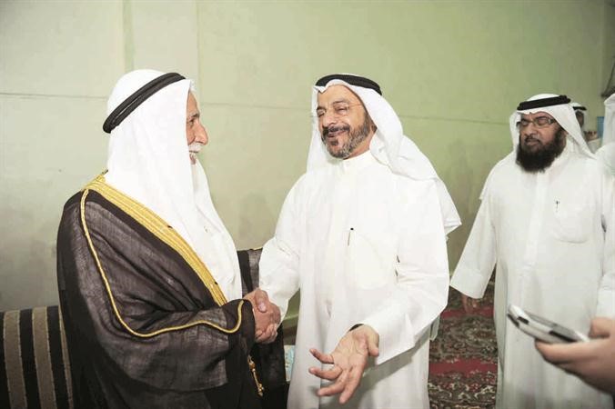 دناصر الصانع مهنئا حمود الرومي﻿