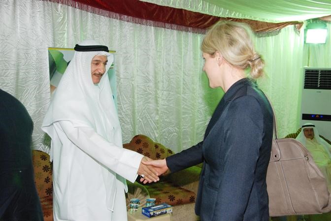المطوع يستقبل احد ممثلي السلك الديبلوماسي
