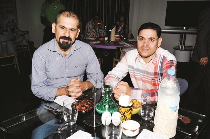 الزميلان مسعد حسني ومتين غوزال
