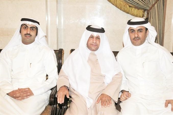 محمد سلطان بن حثلين والعقيد محسن العدواني واحمد سعود السويط﻿