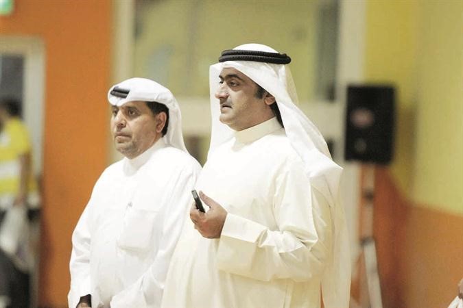 عبدالرحمن الشراح يتابع منافسات البطولة ﻿