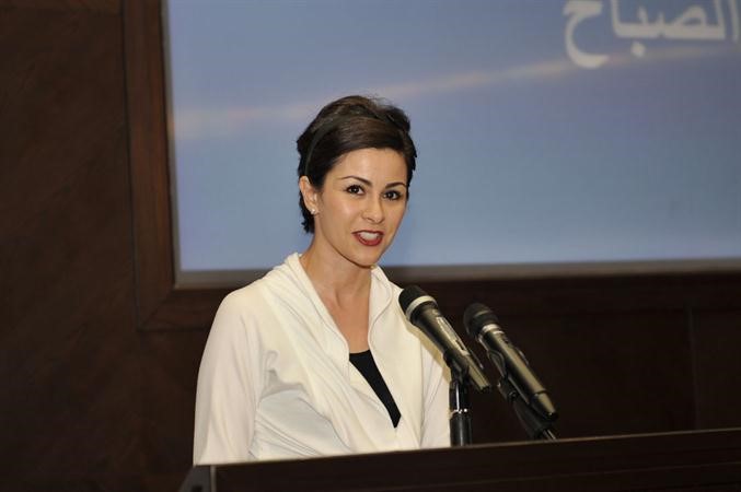  الشيخة الزين الصباح تلقي كلمتها