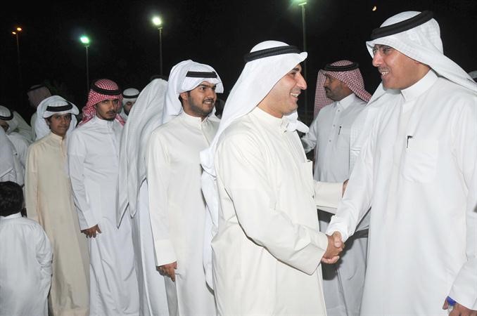 المرشح ماضي الهاجري يستقبل الناخبين