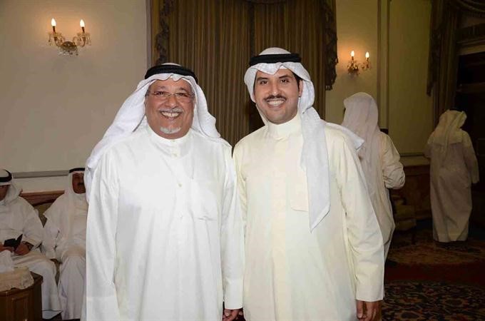 الشيخ علي الجراح والشيخ صباح ناصر المحمد﻿