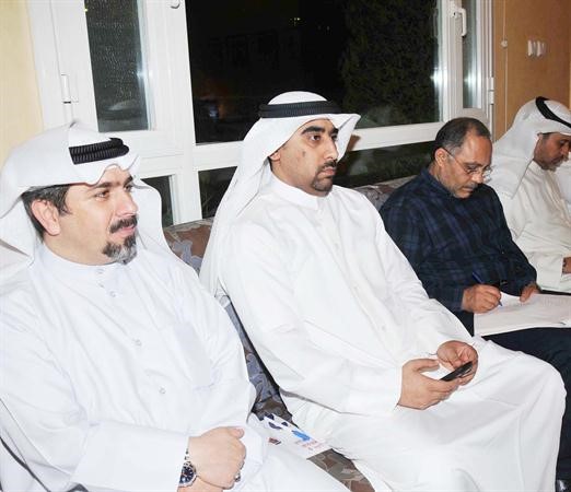 جانب اخر من الحضور ويبدو الزميل امير زكي