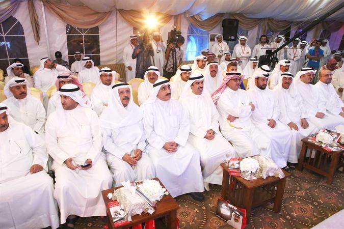 جانب من الحضور في مقر مرشح الدائرة الثالثة باسل الجاسر
