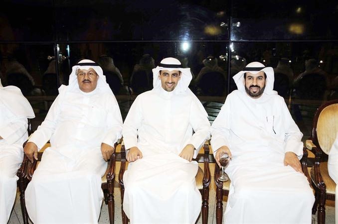 سعد العجمي وجانب من الحضور في الغبقة الرمضانية ﻿