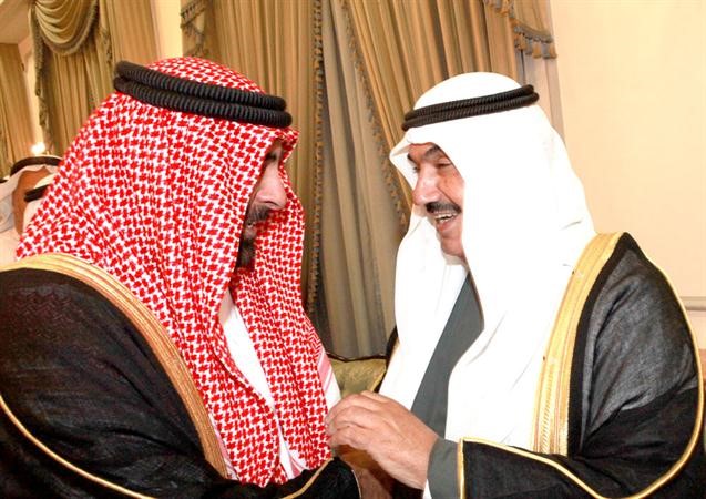 الشيخ احمد الصباح يبارك لسمو الشيخ ناصر المحمد﻿