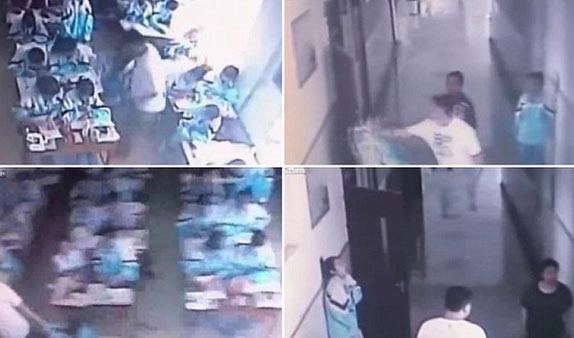 بالفيديو.. معلّم صيني يجر طفلة على الأرض ويضربها في الحائط حتى تفقد وعيها
