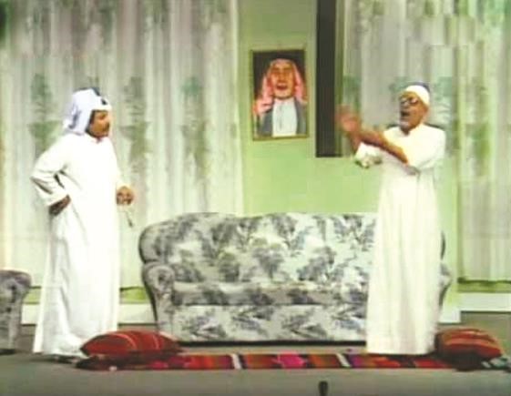  ومع الفنان القدير ابراهيم الصلال على المسرح 