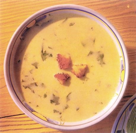 شوربة البطاطس بالكريمة