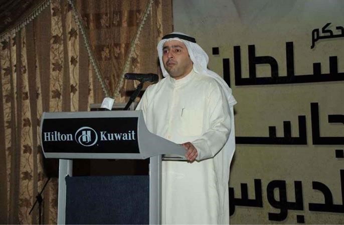 سلطان الدبوس متحدثا الى ناخبيه