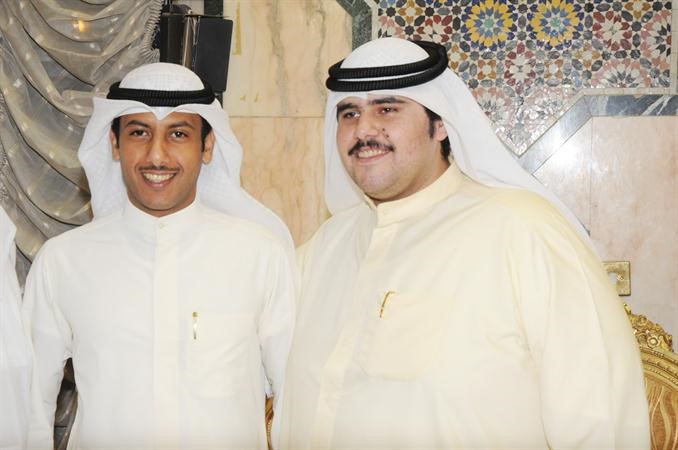 فواز المرشاد في صورة مع مبارك الجسار