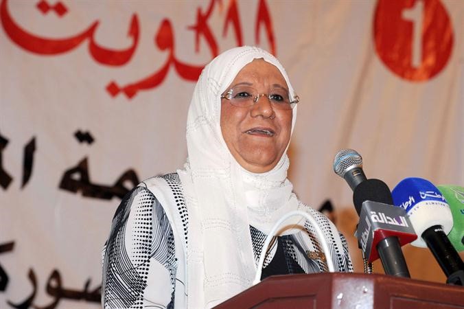 دمعصومة المبارك متحدثة للحضور﻿