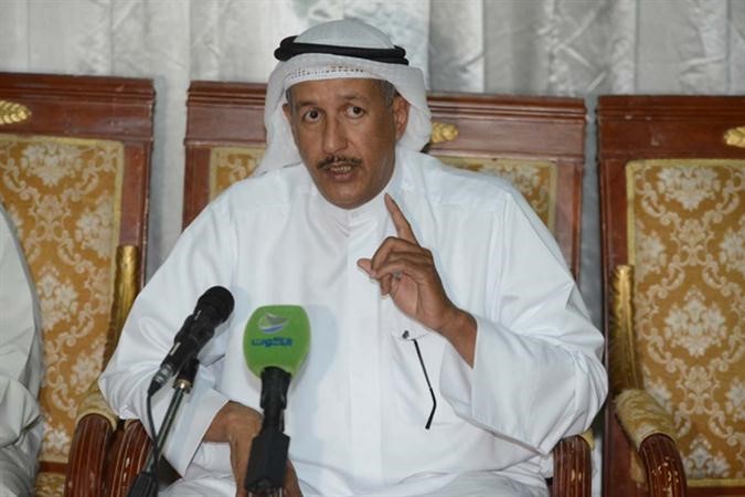 حمد السريع متحدثا
