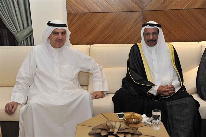 الشيخ شملان العبدالعزيز وعبدالواحد العوضي﻿