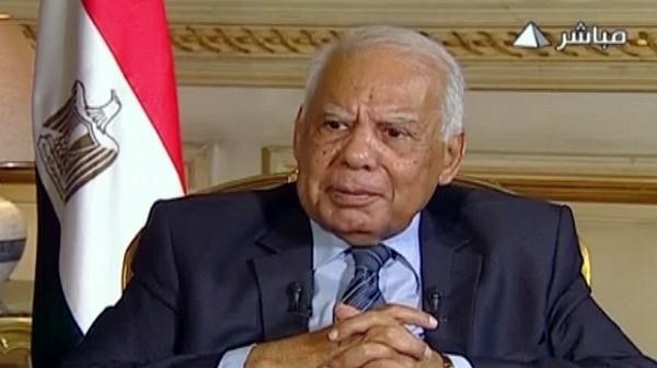 صورة من الحوار التلفزيوني لرئيس الوزراء المصري دحازم الببلاوي