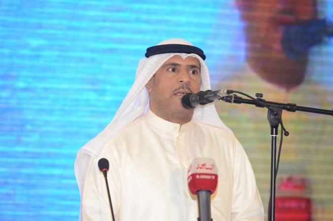 عريف الحفل الزميل خالد الشمري