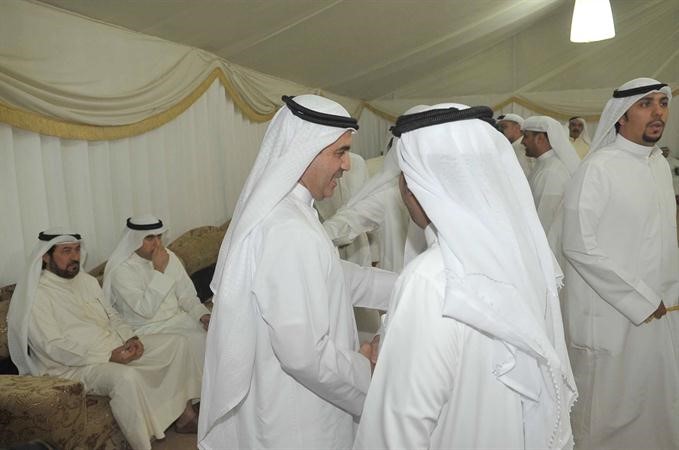 دعبدالله الطريجي مستقبلا احد ابناء الدائرة الاولى