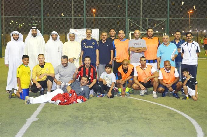 فريق الحساوي الفائز بالكاس