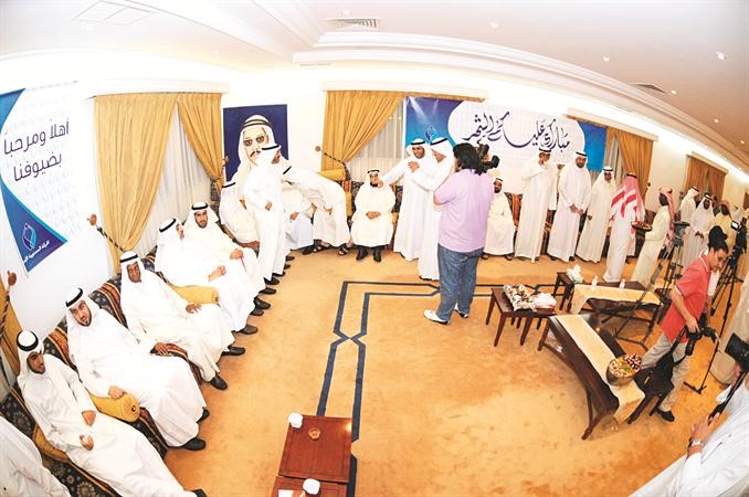 جانب من الحضور في غبقة الحركة الدستورية﻿