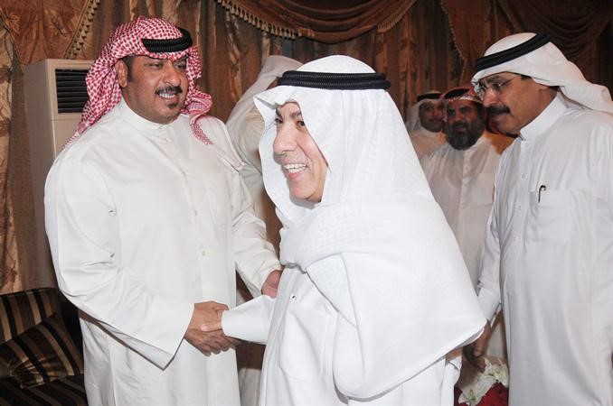 الشيخ طلال الخالد يتلقى التهاني﻿