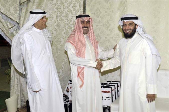 مرشح الدائرة الثالثة ماجد جابر العنزي مستقبلا ابناء الدائرة