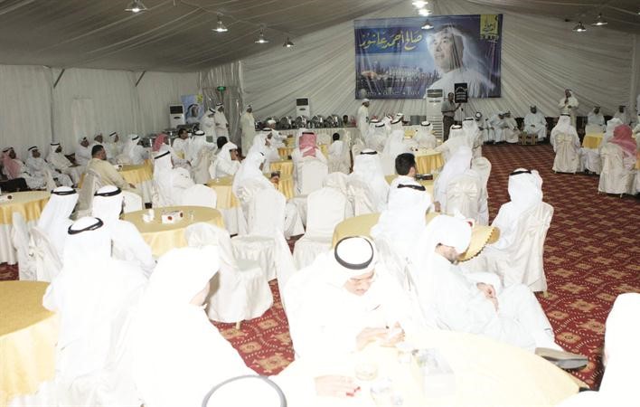 جانب من ناخبي الدائرة الاولى في ندوة صالح عاشور