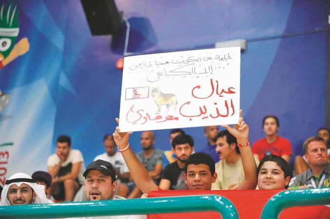 جماهير المحرق شجعت فريقها حتى النهاية
