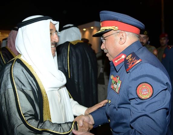  الفريق الركن الشيخ خالد الجراح مرحبا بصاحب السمو الامير﻿