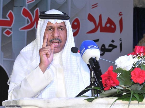 حمد سيف الهرشاني متحدثا الى ناخبي الثانية
﻿