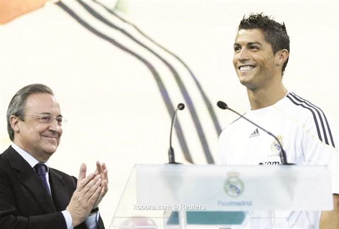 بيريز يؤكد تمسك ريال مدريد برونالدو لمواسم مقبلة رويترز