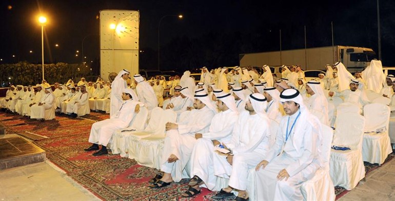 حشد من ناخبي وابناء الدائرة الرابعة في مقر الخرينج
