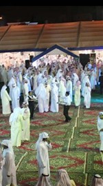 ابناء الدائرة الرابعة في المقر الانتخابي لطرقي سعود﻿