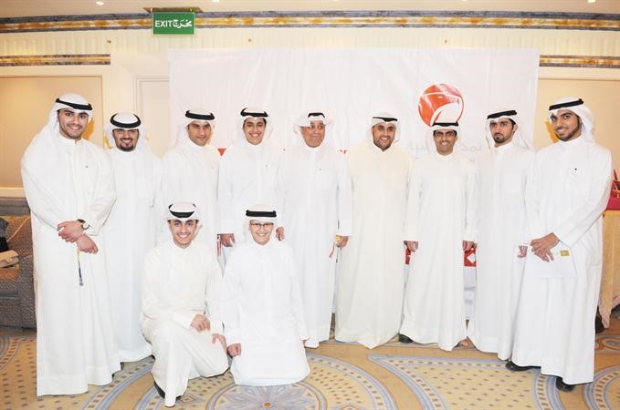 رياض العدساني وعبدالله الكندري وعلي الابراهيم واسعد الابراهيم وبعض الحضور