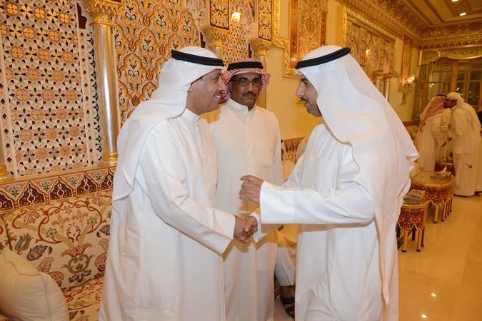 ومحتفيا باحد ابناء الدائرة

