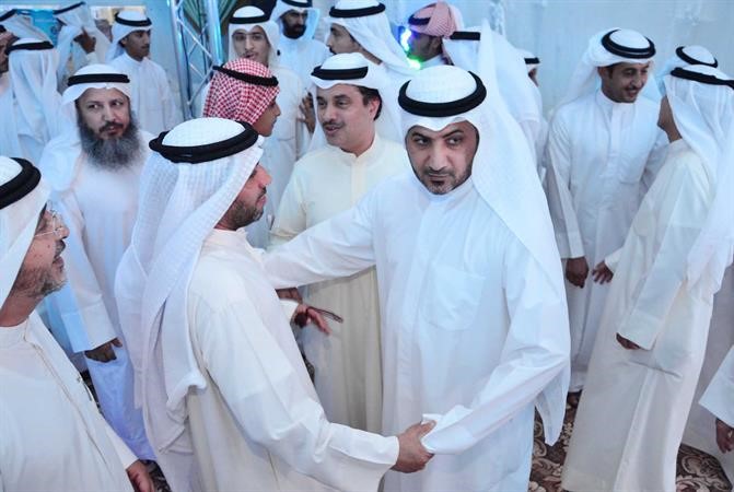 احمد الشريع مع ابناء الدائرة الخامسة﻿