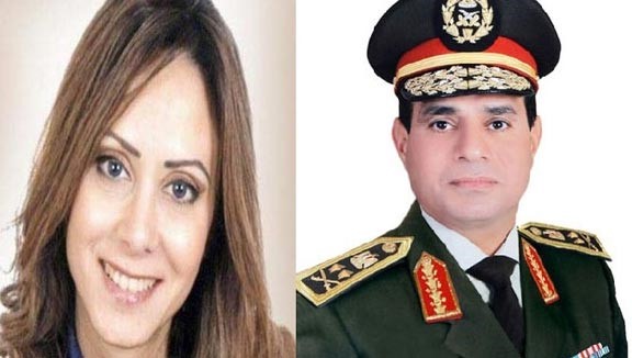 صحفية " تتحرش " بالسيسي
