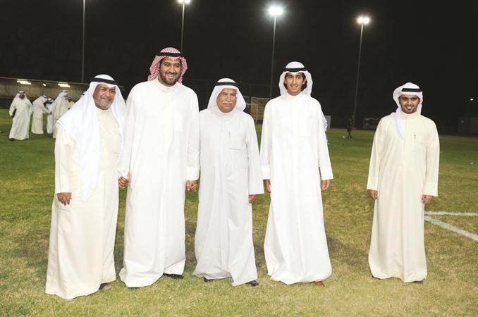 حسين الشرهان مع الشيخ فهد خالد الفهد والشيخ عبدالله خالد الفهد