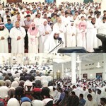 جانب من المصلين في ليالي جابر العلي الرمضانية