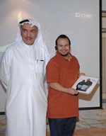 مشعل البدر يشكر والده