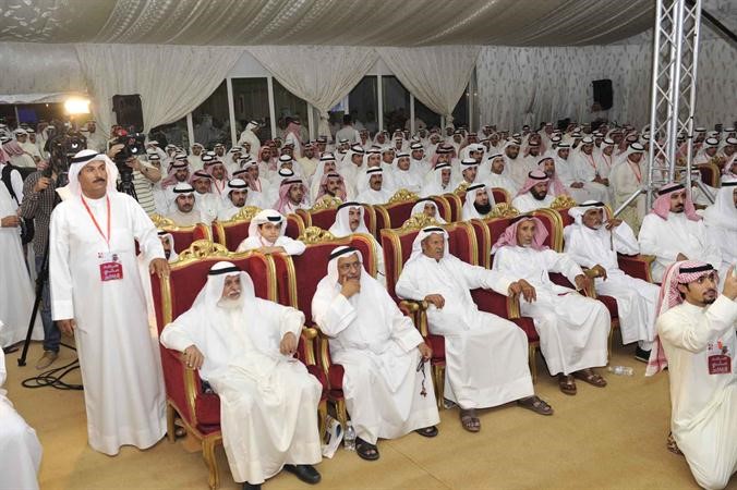 وجهاء الدائرة الرابعة في ندوة سعد الخنفور
﻿