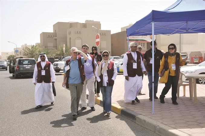مشاركة رغم حرارة الجو والصيام
